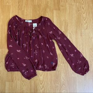 Hollister Floral Blouse